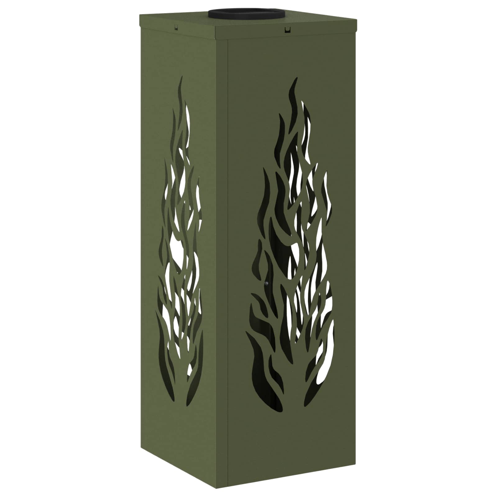 Faro LED solare per sentieri 2 pcs Verde oliva
