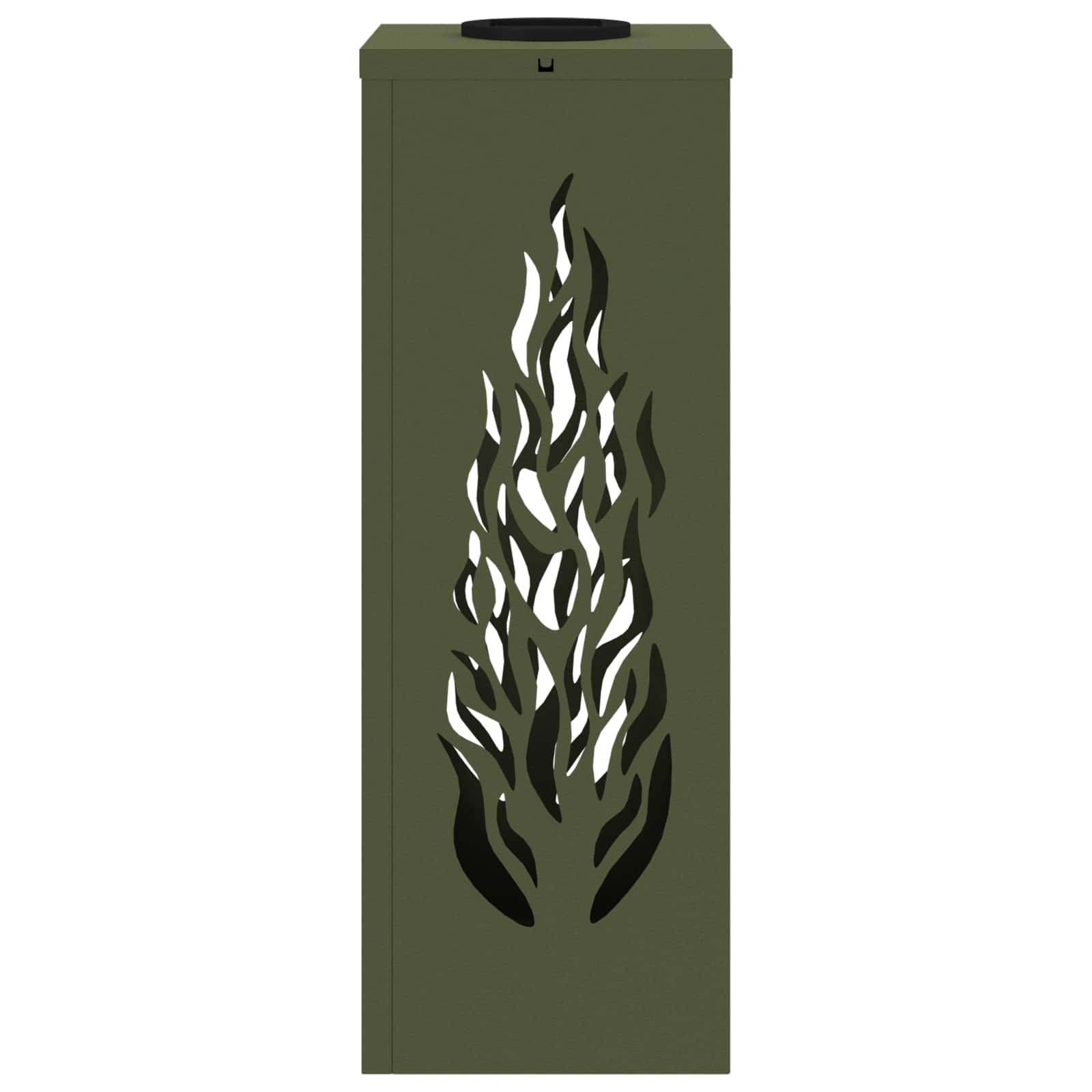 Faro LED solare per sentieri 2 pcs Verde oliva