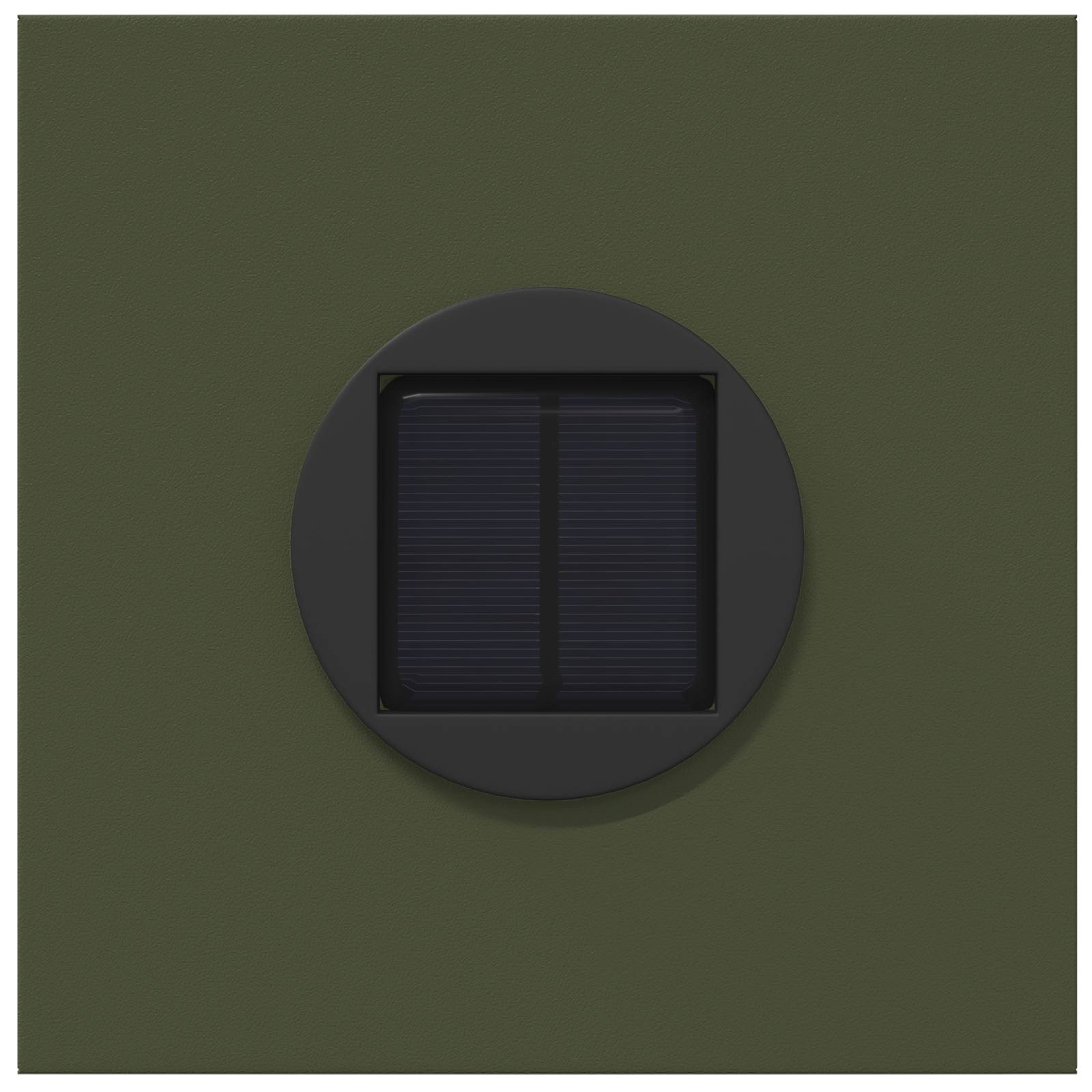 Faro LED solare per sentieri 2 pcs Verde oliva