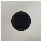 Faro LED solare per sentieri 2 pcs Argento Acciaio inossidabile