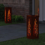 Faro LED solare per sentieri 2 pcs Bronzo