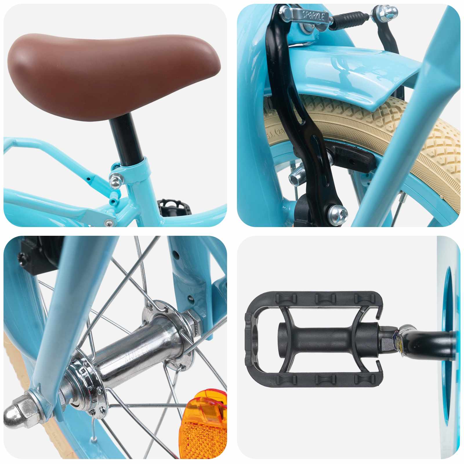 Bicicletta per Bambini 16 Pollici per bambini di 4-6 anni