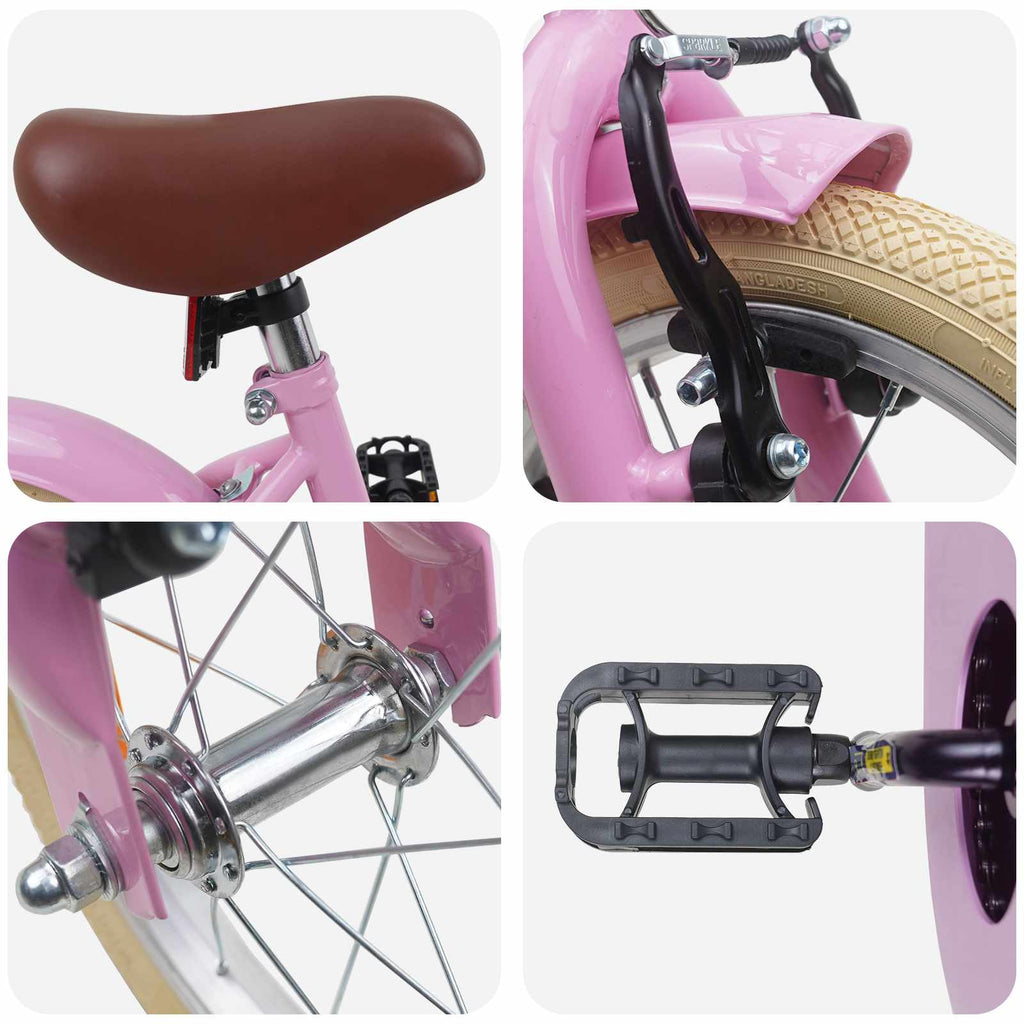 Bicicletta per Bambini 14 Pollici per bambini da 3 a 5 anni