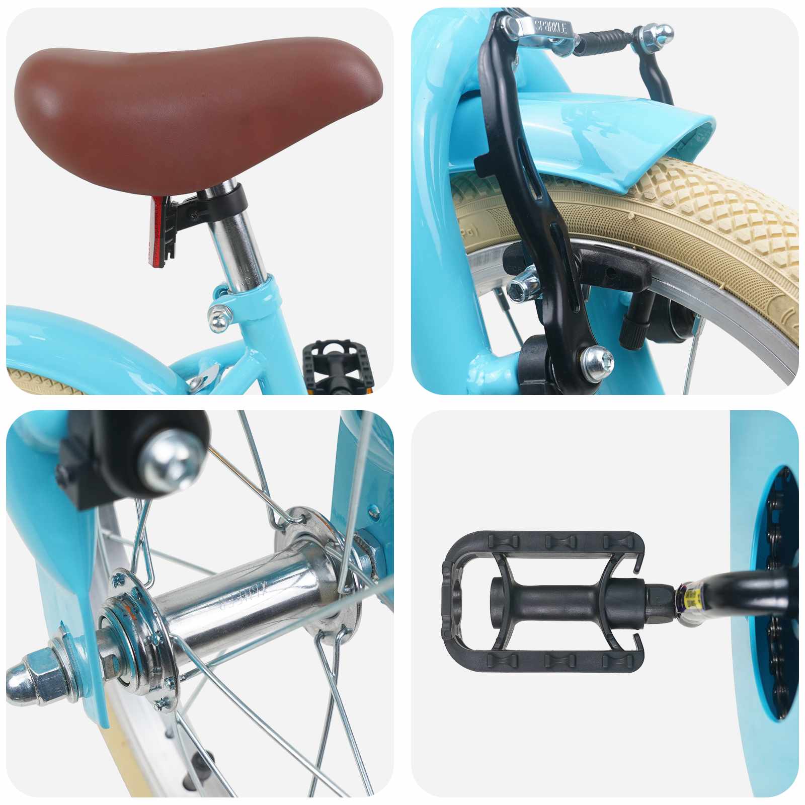 Bicicletta per Bambini 16 Pollici per bambini di 4-6 anni