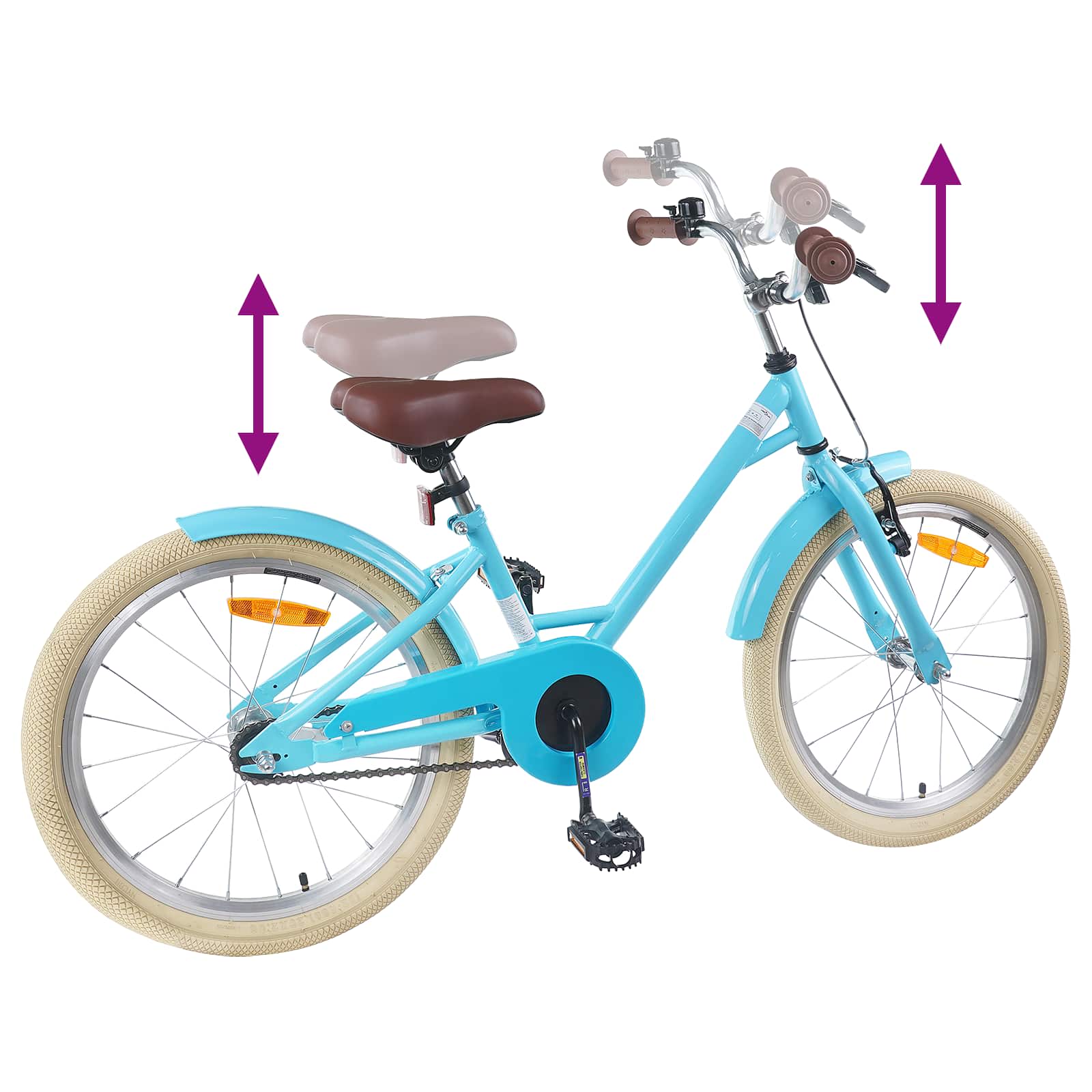 Bicicletta per Bambini 18 Pollici per bambini dai 5 ai 7 anni