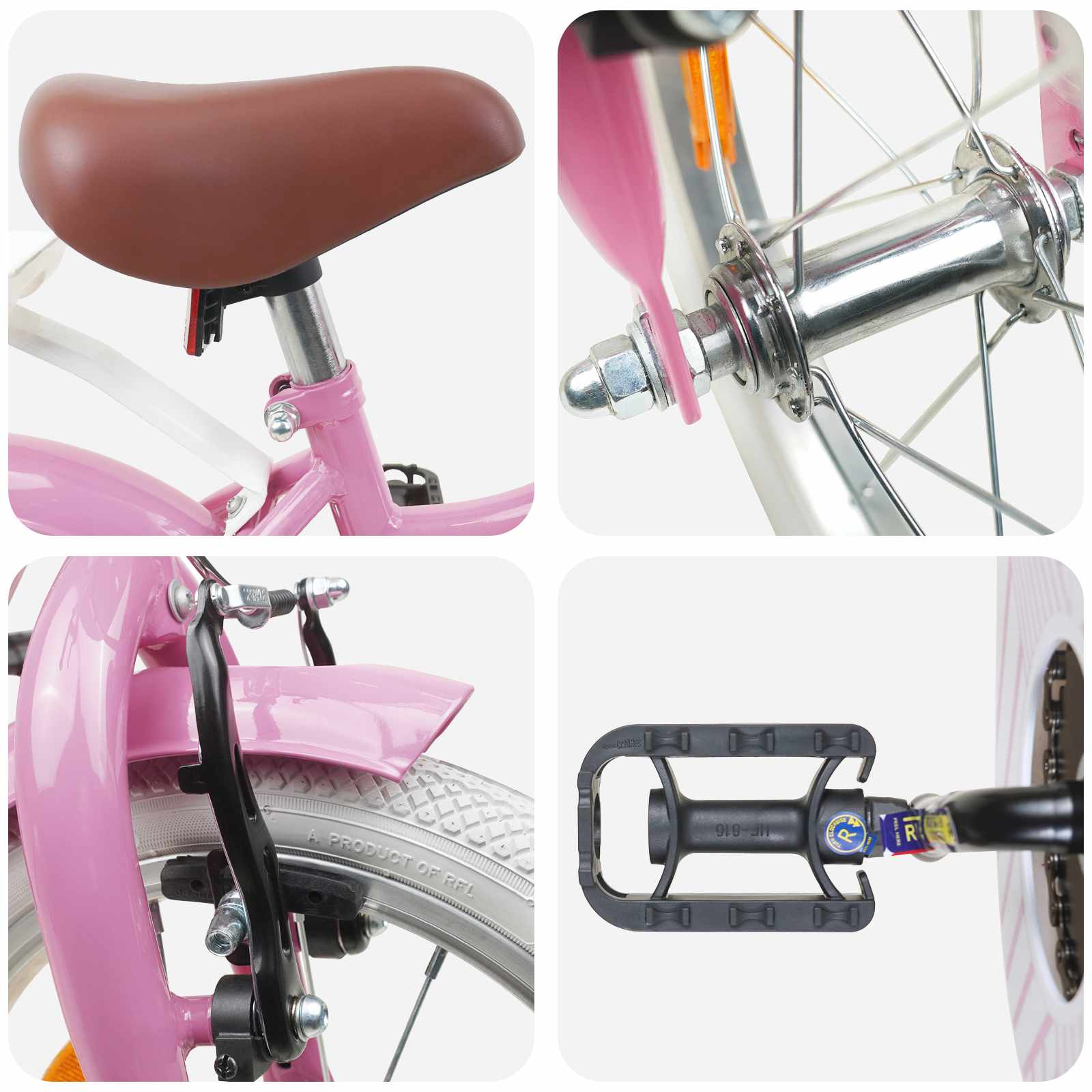 Bicicletta per Bambini 16 Pollici per bambini di 4-6 anni