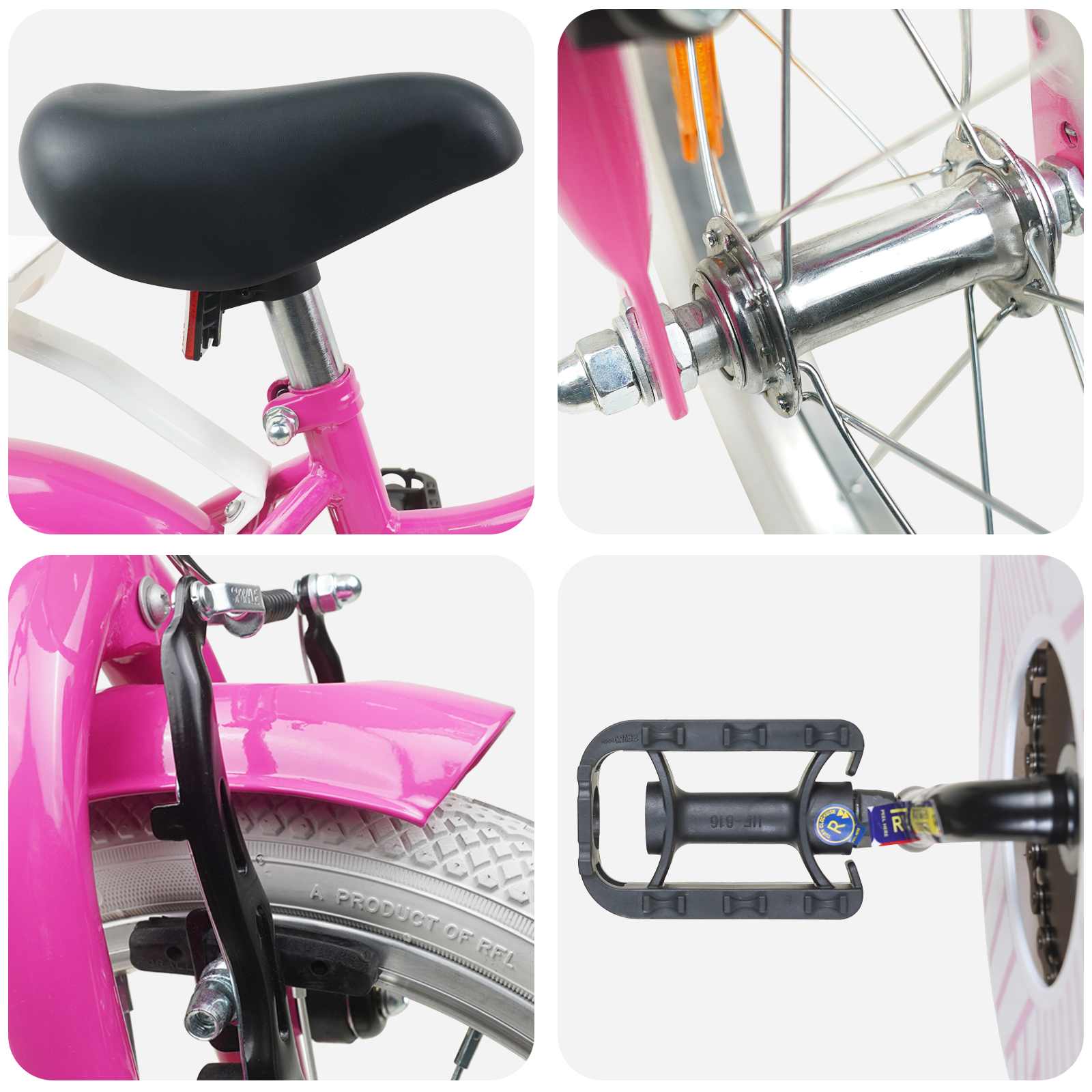 Bicicletta per Bambini 12 Pollici per bambini di 2-4 anni