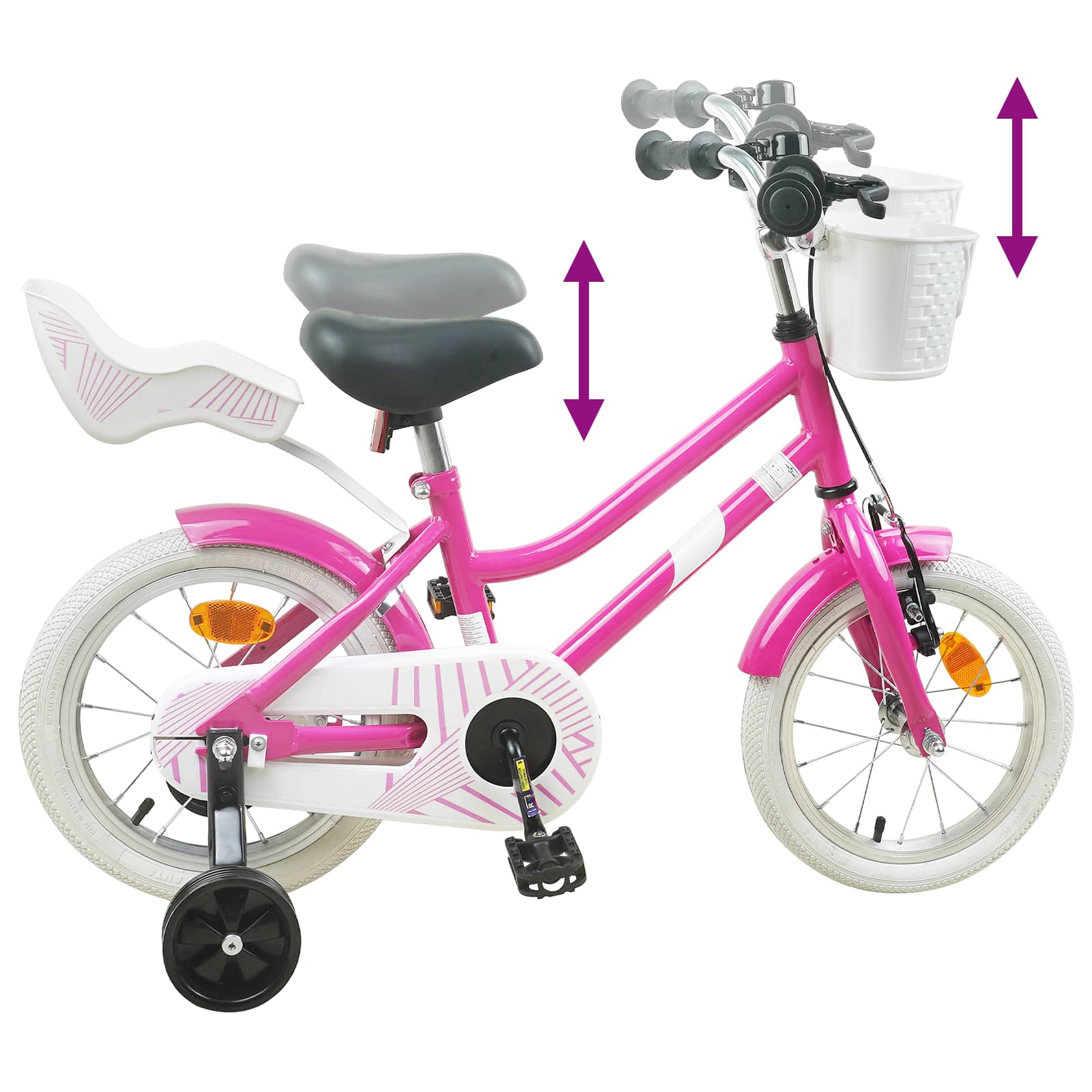 Bicicletta per Bambini 16 Pollici per bambini di 4-6 anni