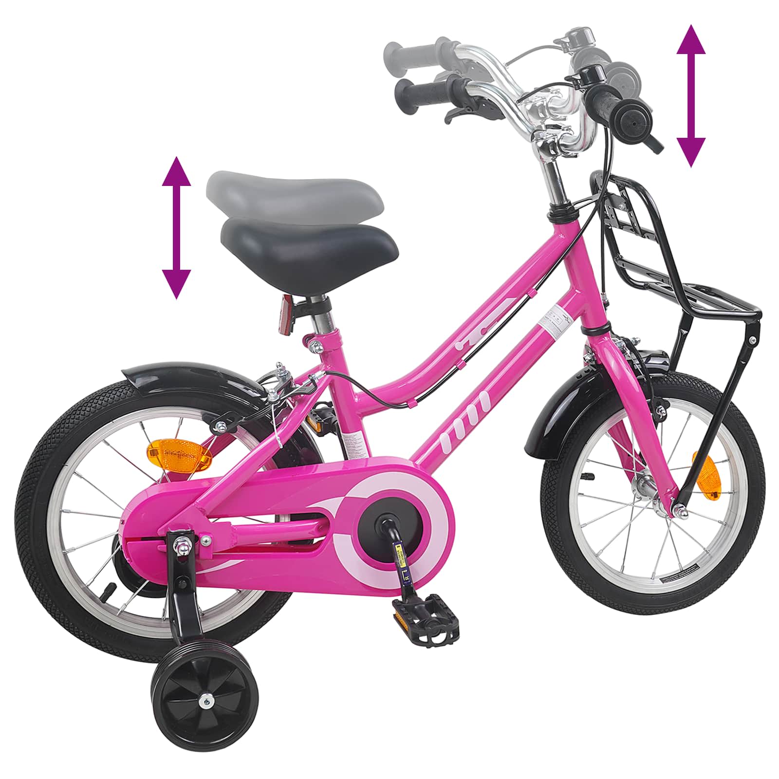Bicicletta per Bambini 12 Pollici per bambini di 2-4 anni