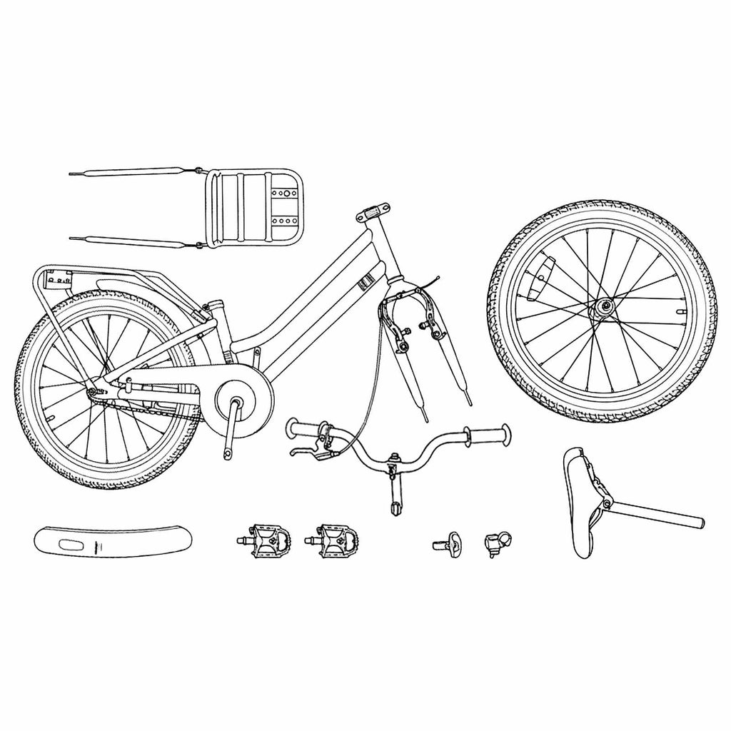Bicicletta per Bambini 22 Pollici per bambini dai 7 ai 12 anni