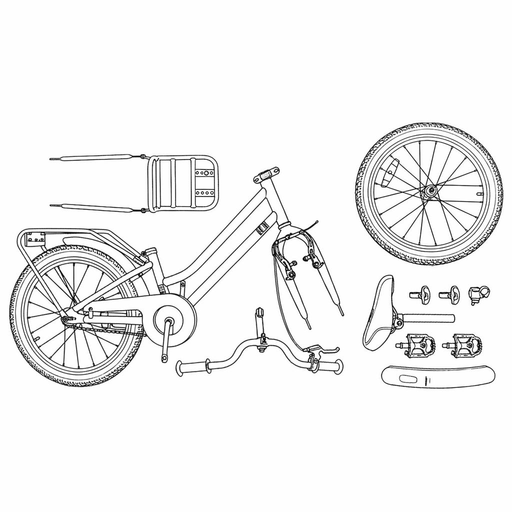Bicicletta per Bambini 18 Pollici per bambini dai 5 ai 7 anni