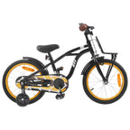 Bicicletta per Bambini 16 Pollici per bambini di 4-6 anni Nero