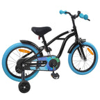Bicicletta per Bambini 16 Pollici per bambini di 4-6 anni Nero