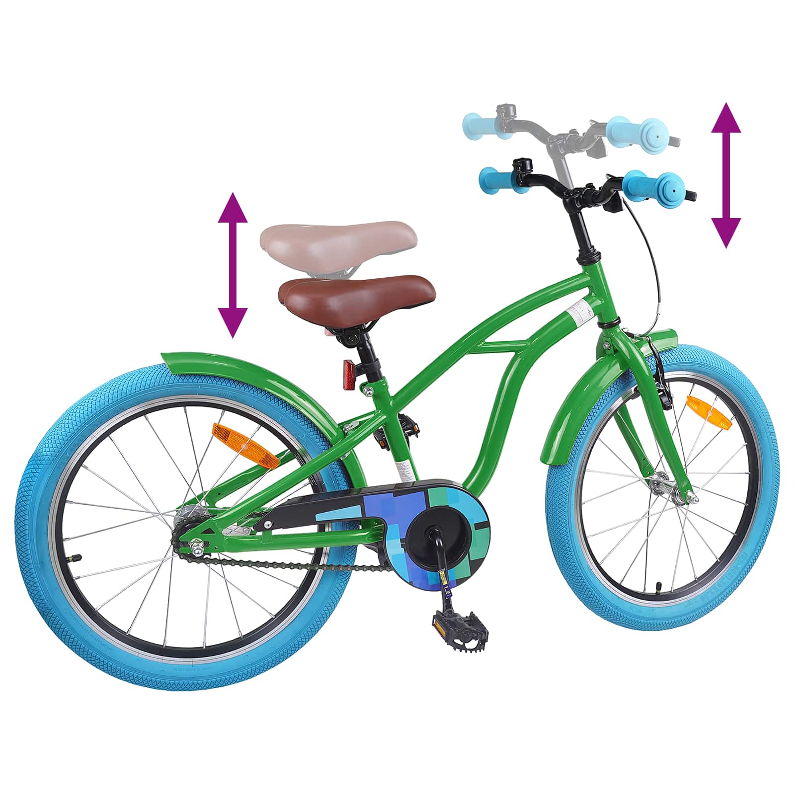 Bicicletta per Bambini 18 Pollici per bambini dai 5 ai 7 anni