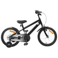 Bicicletta per Bambini 16 Pollici per bambini di 4-6 anni Nero
