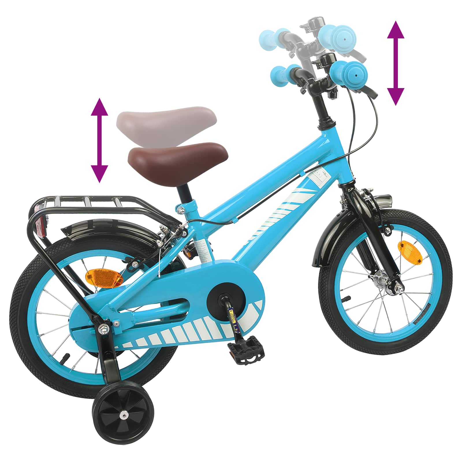 Bicicletta per Bambini 16 Pollici per bambini di 4-6 anni