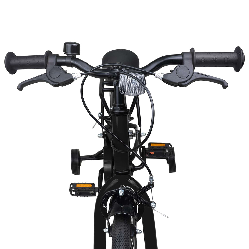 Bicicletta per Bambini 16 Pollici per bambini di 4-6 anni Nero