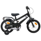 Bicicletta per Bambini 16 Pollici per bambini di 4-6 anni Nero