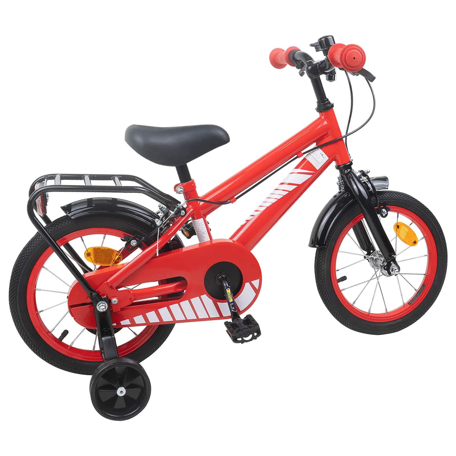 Bicicletta per Bambini 16 Pollici per bambini di 4-6 anni Rosso
