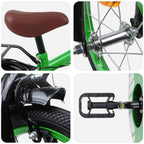 Bicicletta per Bambini 12 Pollici per bambini di 2-4 anni Verde