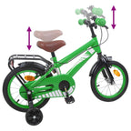 Bicicletta per Bambini 16 Pollici per bambini di 4-6 anni Verde