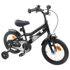 Bicicletta per Bambini 12 Pollici per bambini di 2-4 anni Nero