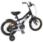 Bicicletta per Bambini 12 Pollici per bambini di 2-4 anni Nero
