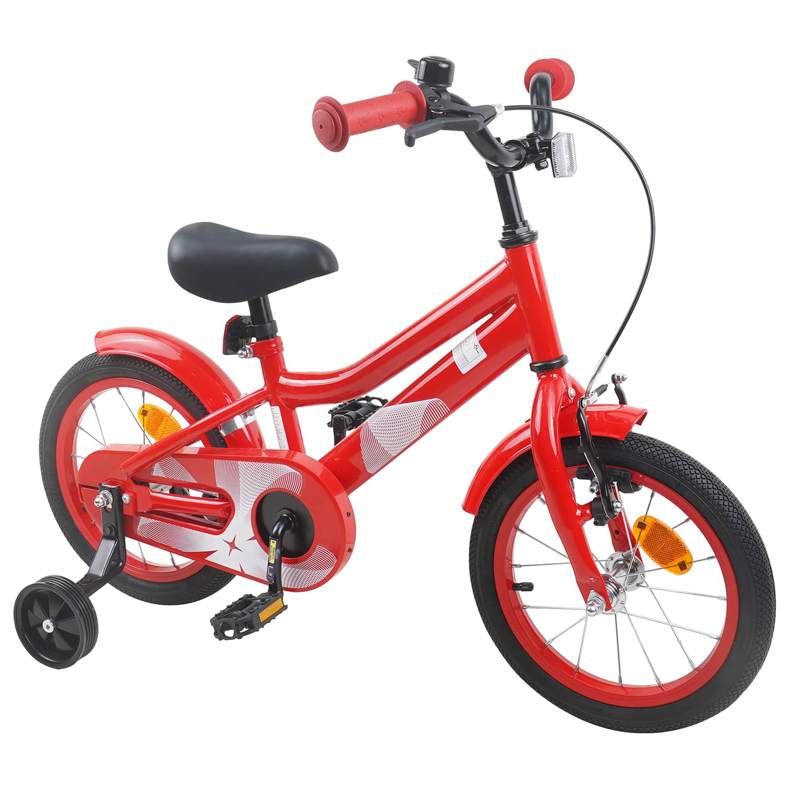 Bicicletta per Bambini 12 Pollici per bambini di 2-4 anni Rosso