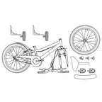 Bicicletta per Bambini 12 Pollici per bambini di 2-4 anni