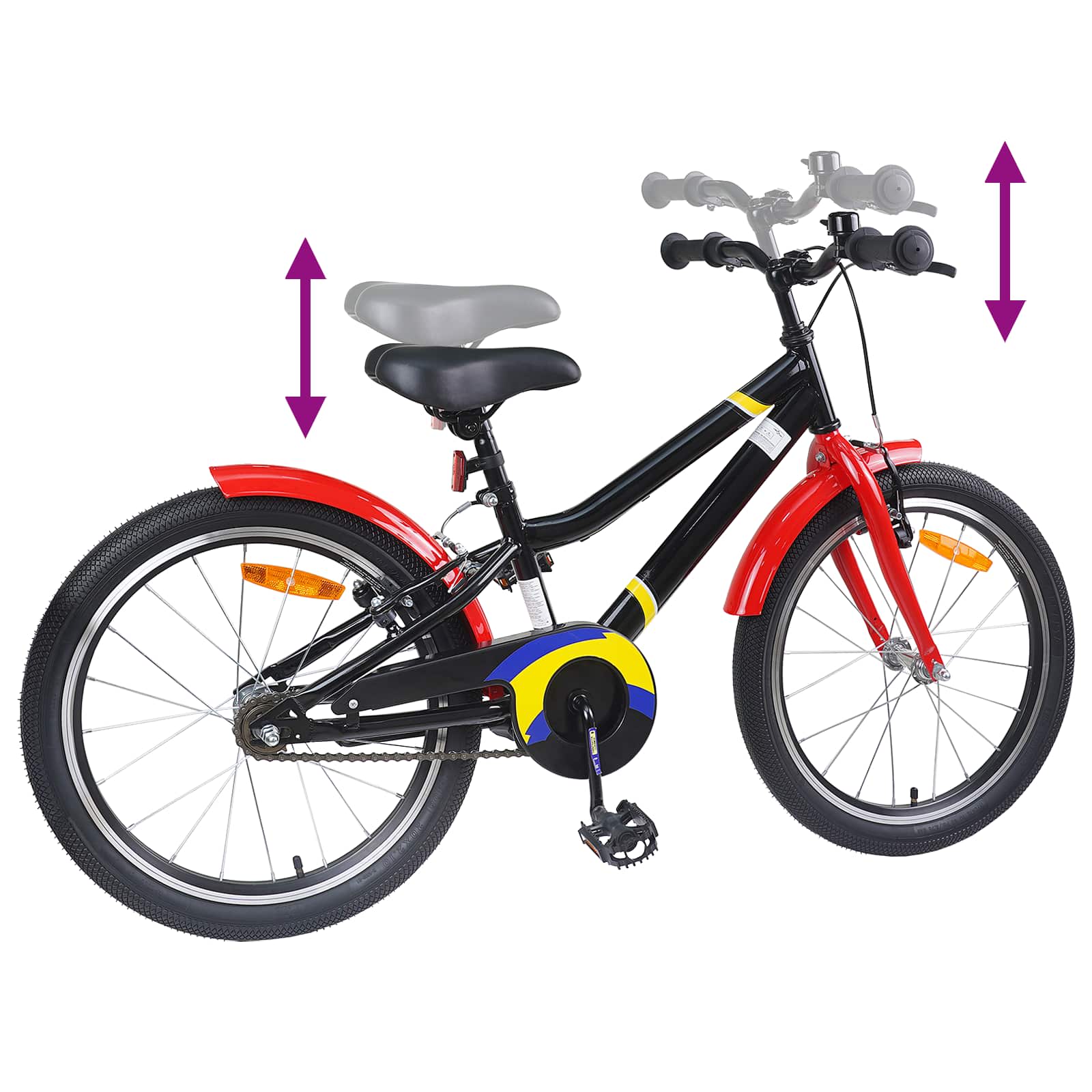Bicicletta per Bambini 18 Pollici per bambini dai 5 ai 7 anni