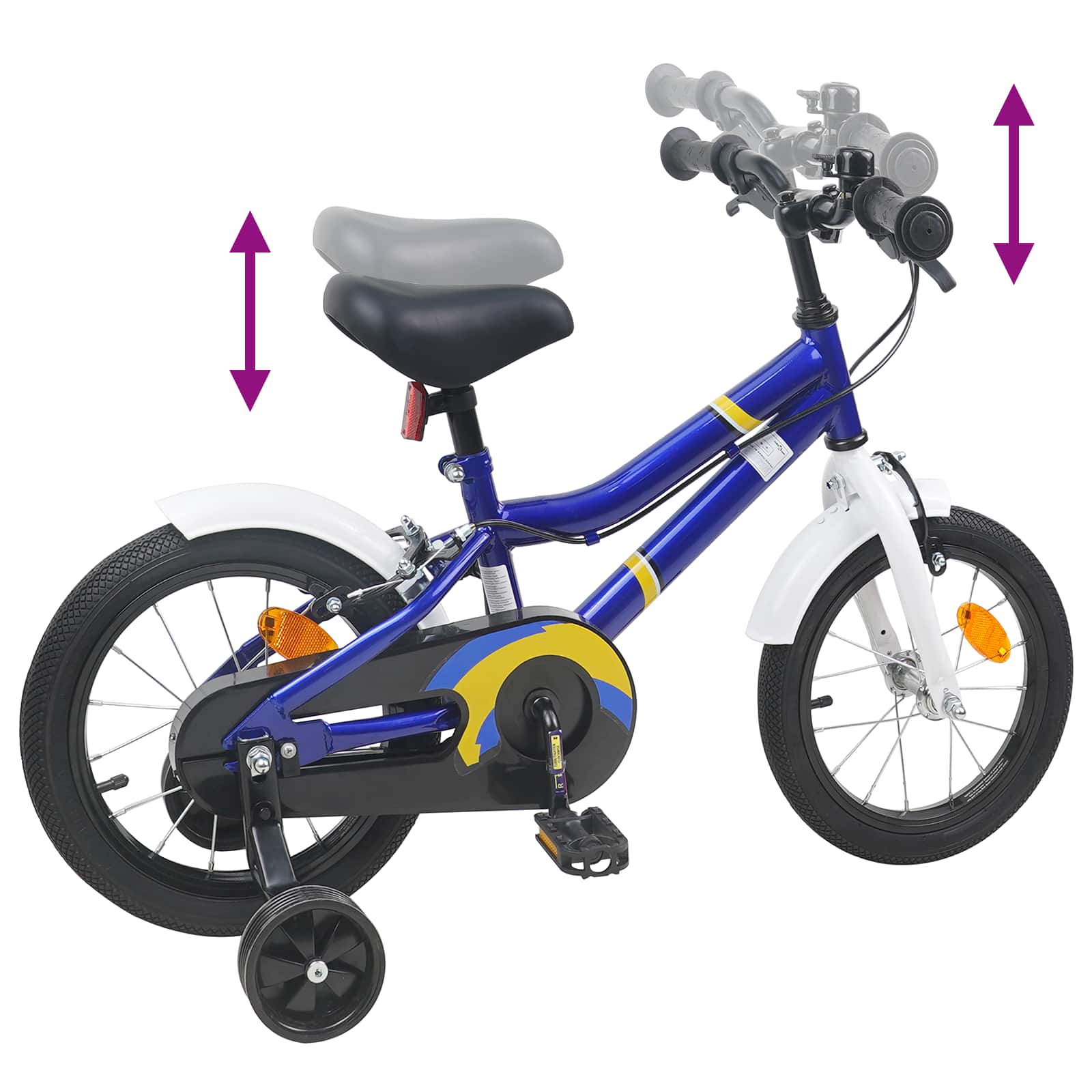 Bicicletta per Bambini 12 Pollici per bambini di 2-4 anni