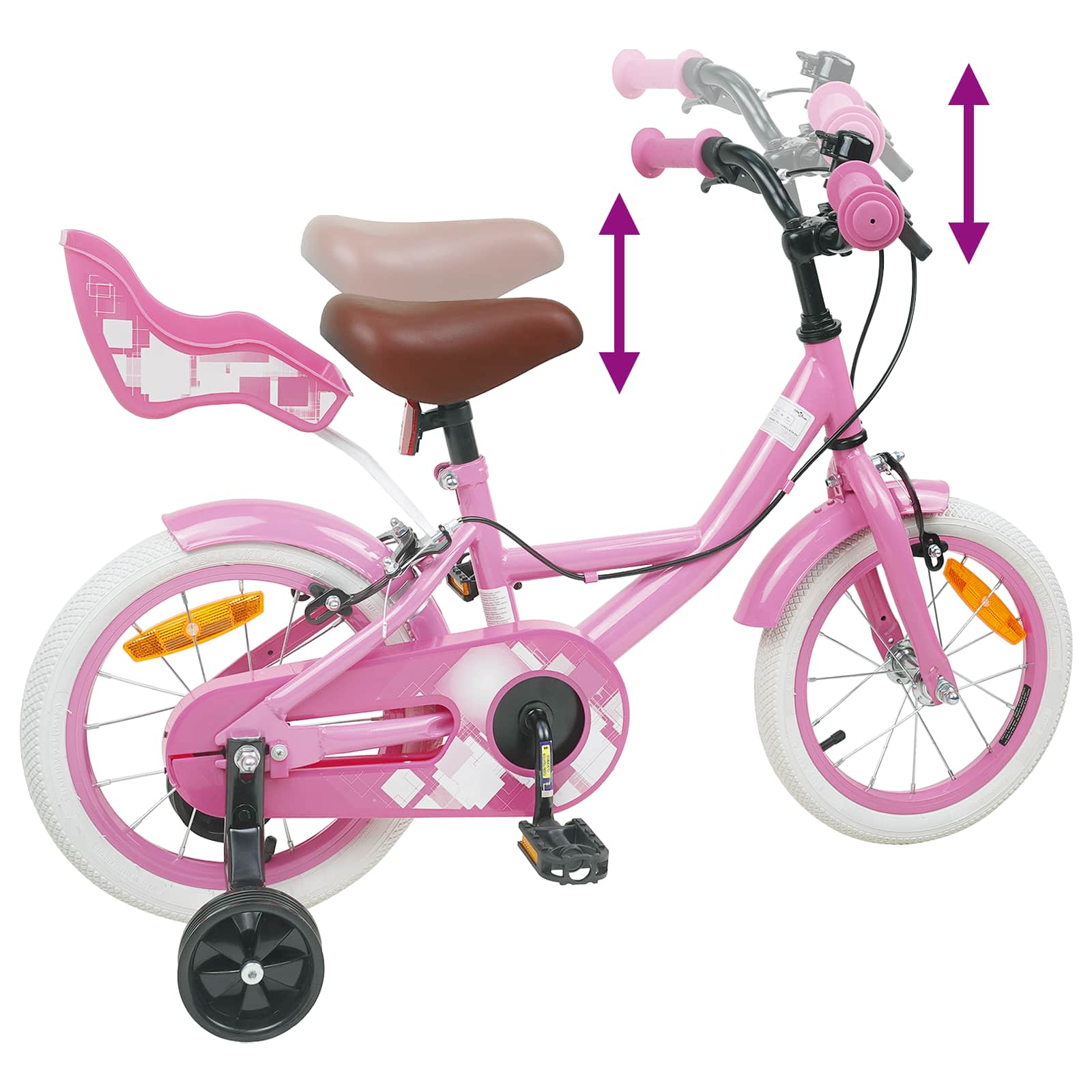 Bicicletta per Bambini 12 Pollici per bambini di 2-4 anni