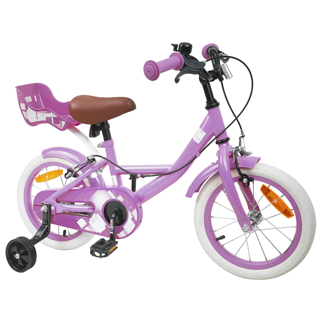 Bicicletta per Bambini 12 Pollici per bambini di 2-4 anni Viola