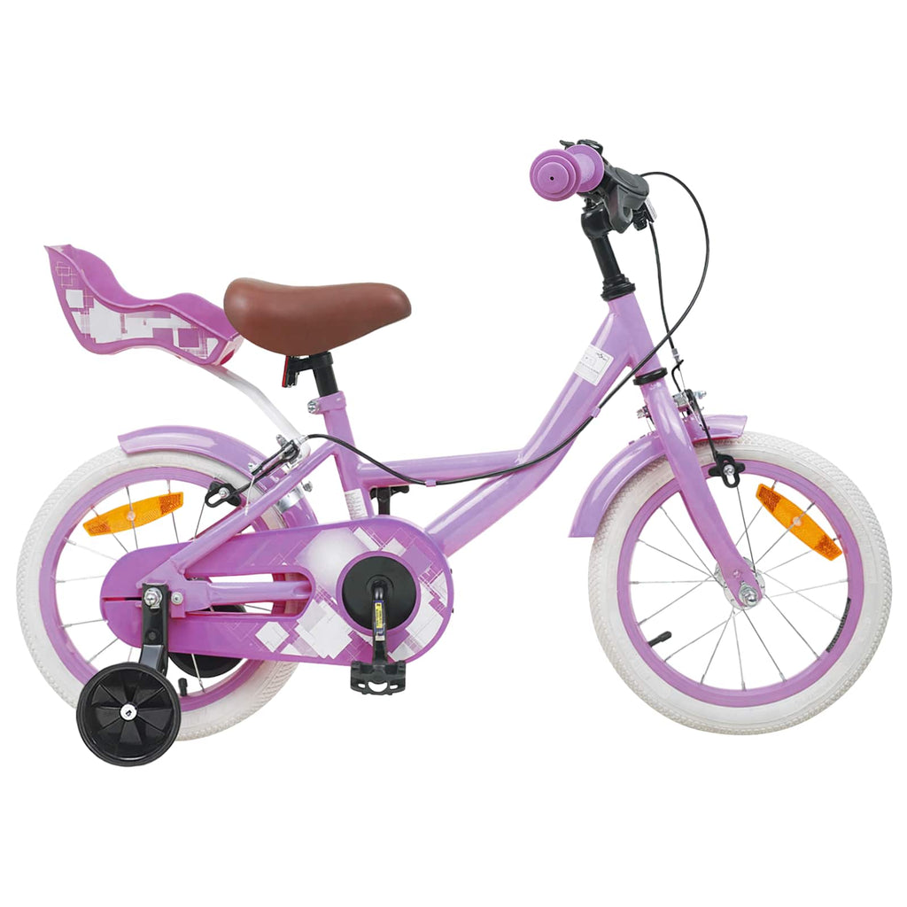 Bicicletta per Bambini 12 Pollici per bambini di 2-4 anni Viola