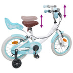 Bicicletta per Bambini 14 Pollici per bambini da 3 a 5 anni