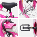 Bicicletta per Bambini 12 Pollici per bambini di 2-4 anni Rosa