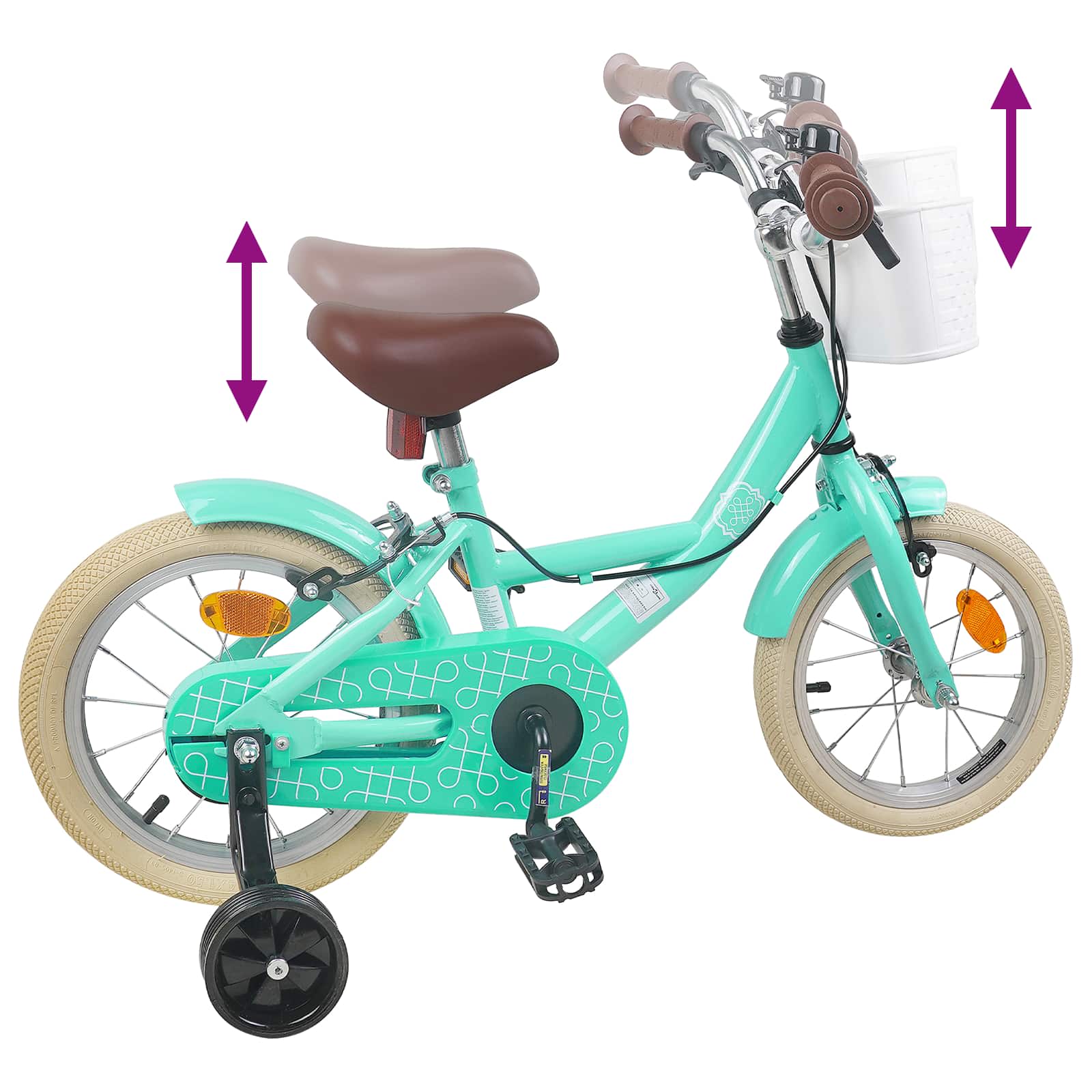 Bicicletta per Bambini 12 Pollici per bambini di 2-4 anni