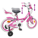 Bicicletta per Bambini 16 Pollici per bambini di 4-6 anni Rosa