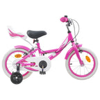 Bicicletta per Bambini 16 Pollici per bambini di 4-6 anni Rosa