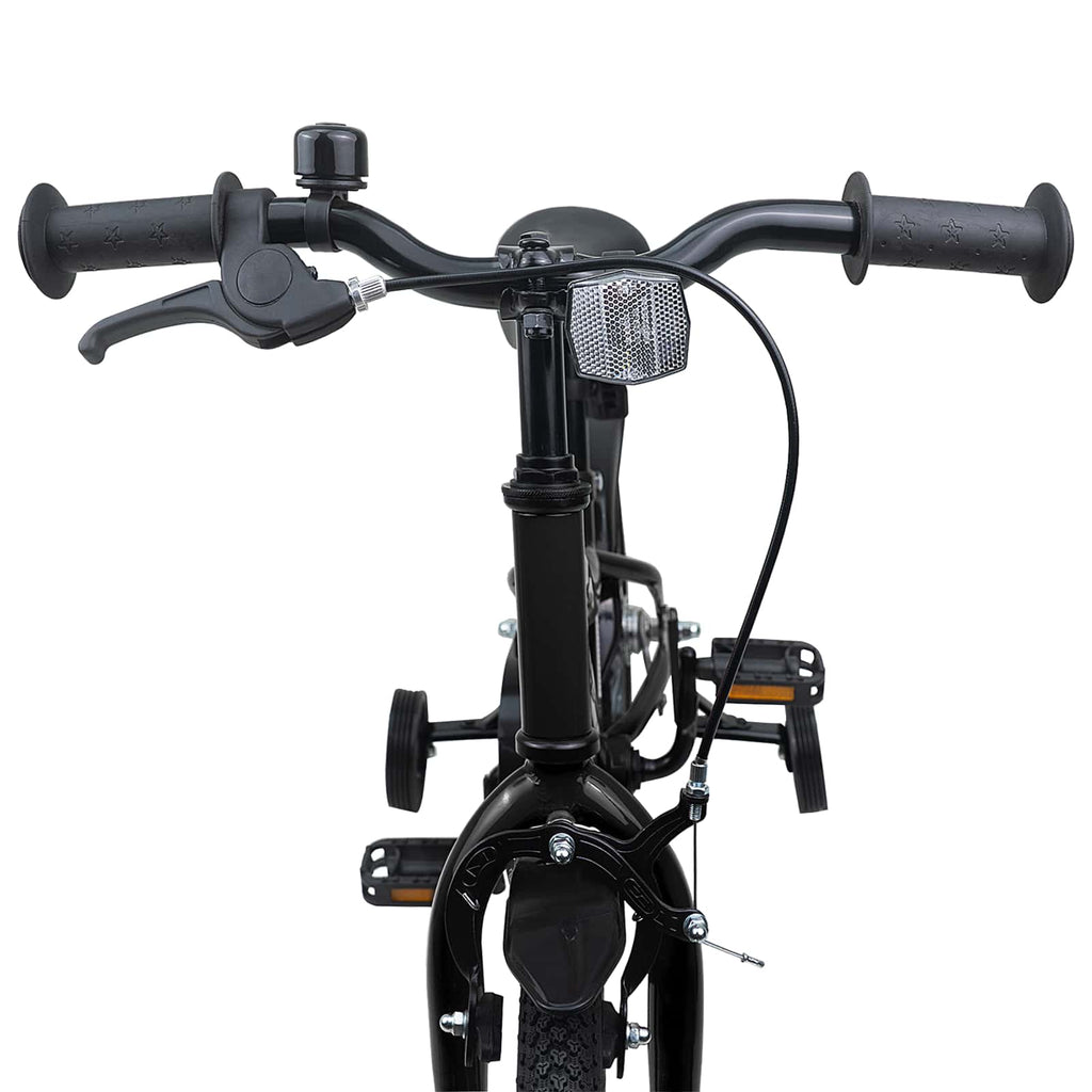 Bicicletta per Bambini 12 Pollici per bambini di 2-4 anni Nero