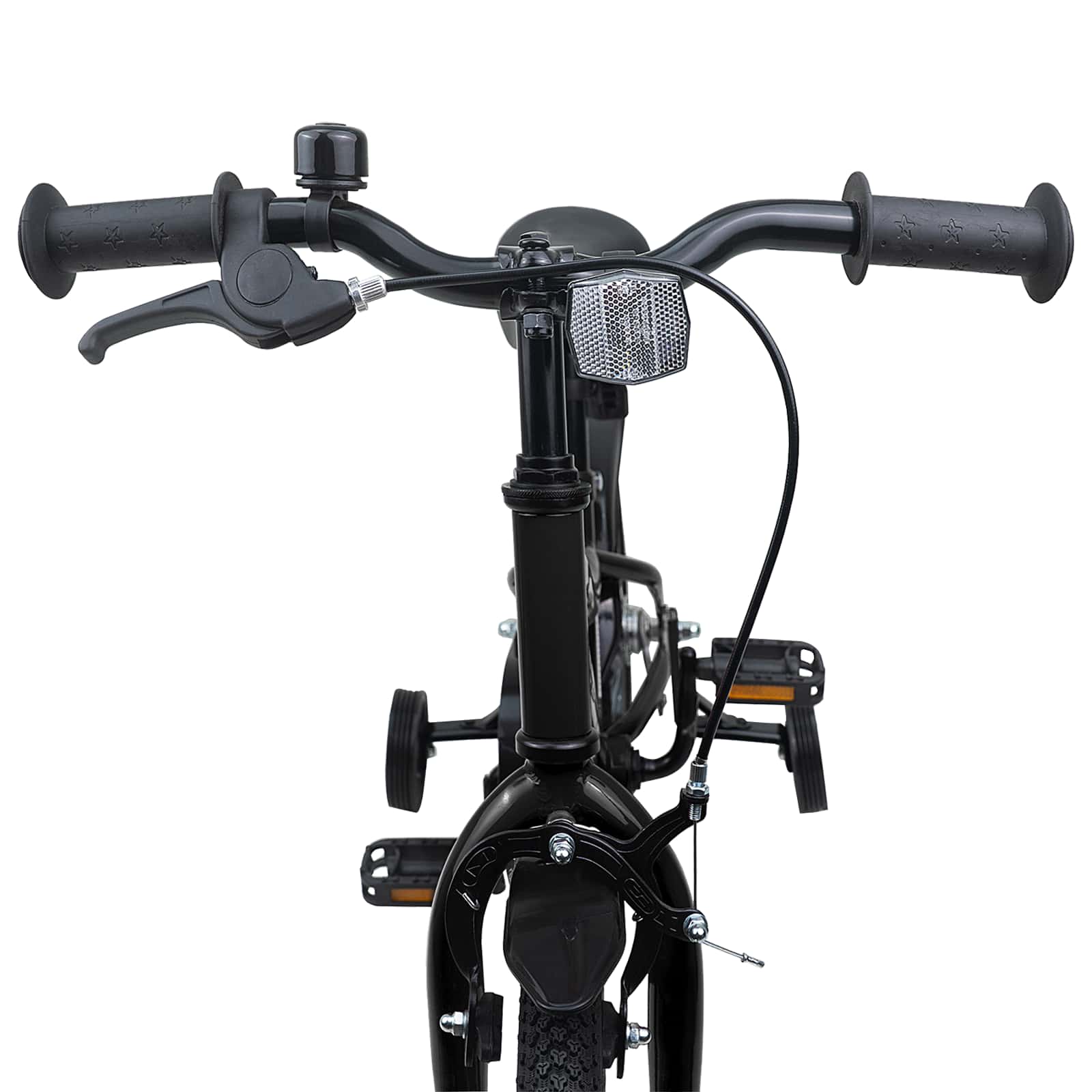 Bicicletta per Bambini 16 Pollici per bambini di 4-6 anni Nero