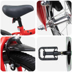 Bicicletta per Bambini 12 Pollici per bambini di 2-4 anni Rosso