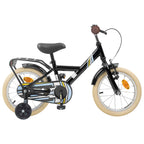 Bicicletta per Bambini 12 Pollici per bambini di 2-4 anni Nero