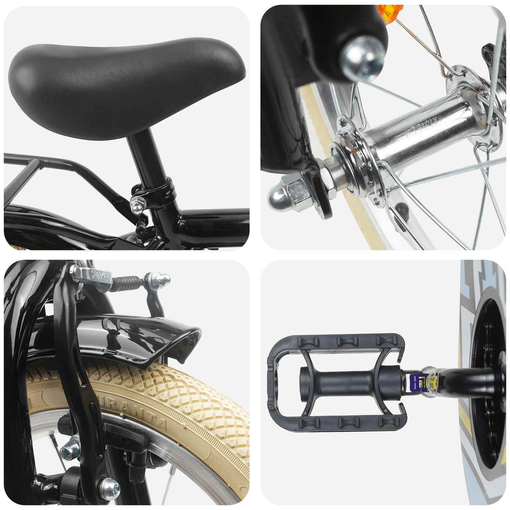 Bicicletta per Bambini 14 Pollici per bambini da 3 a 5 anni