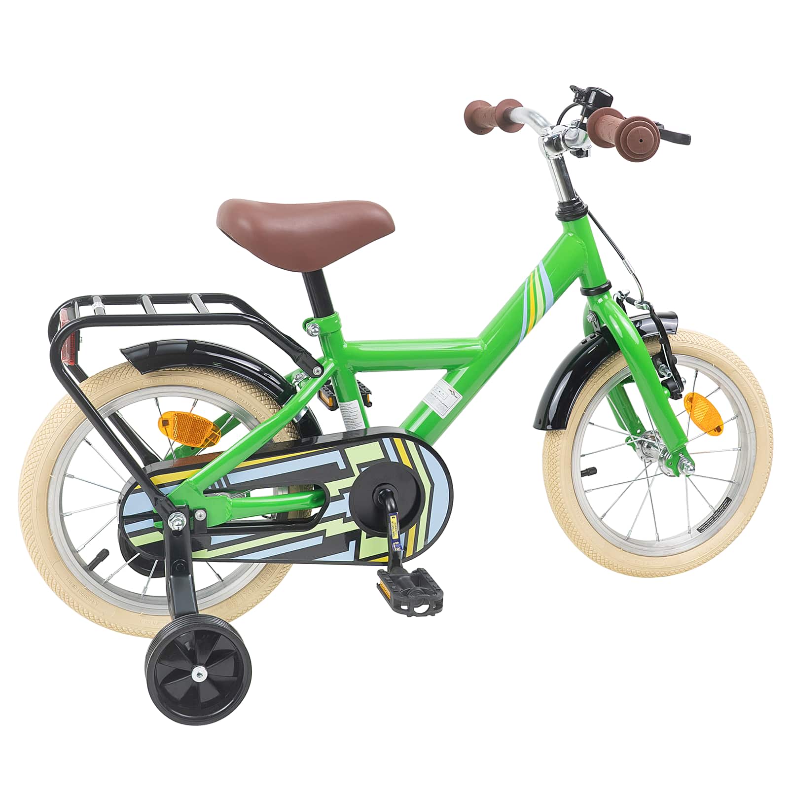 Bicicletta per Bambini 12 Pollici per bambini di 2-4 anni Verde
