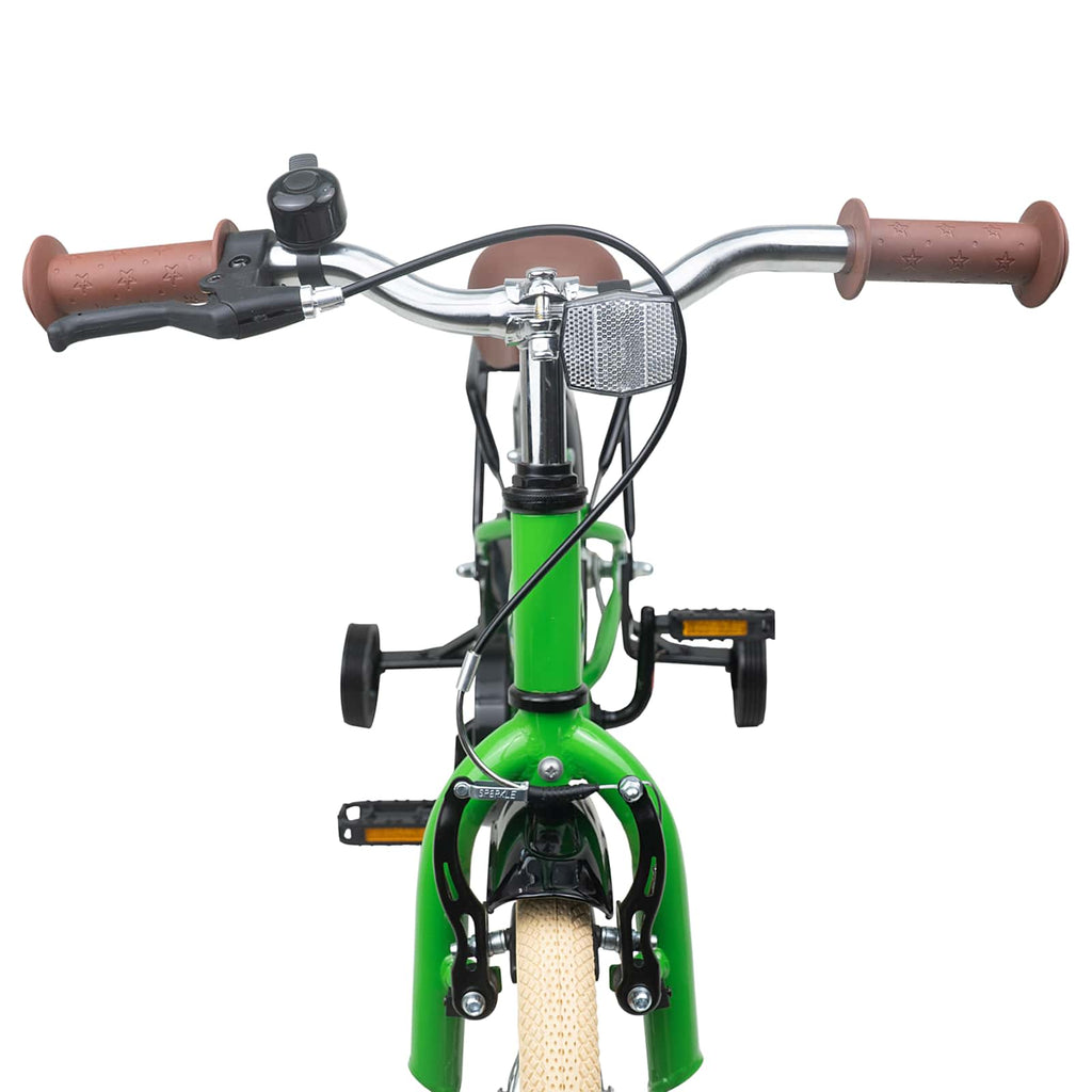 Bicicletta per Bambini 16 Pollici per bambini di 4-6 anni Verde