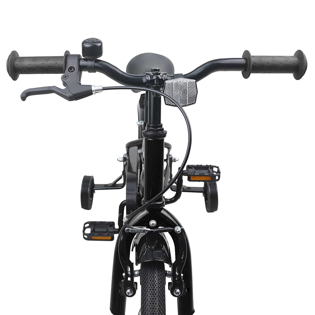 Bicicletta per Bambini 16 Pollici per bambini di 4-6 anni Nero
