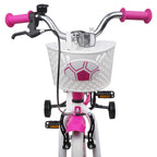 Bicicletta per Bambini 12 Pollici per bambini di 2-4 anni Rosa
