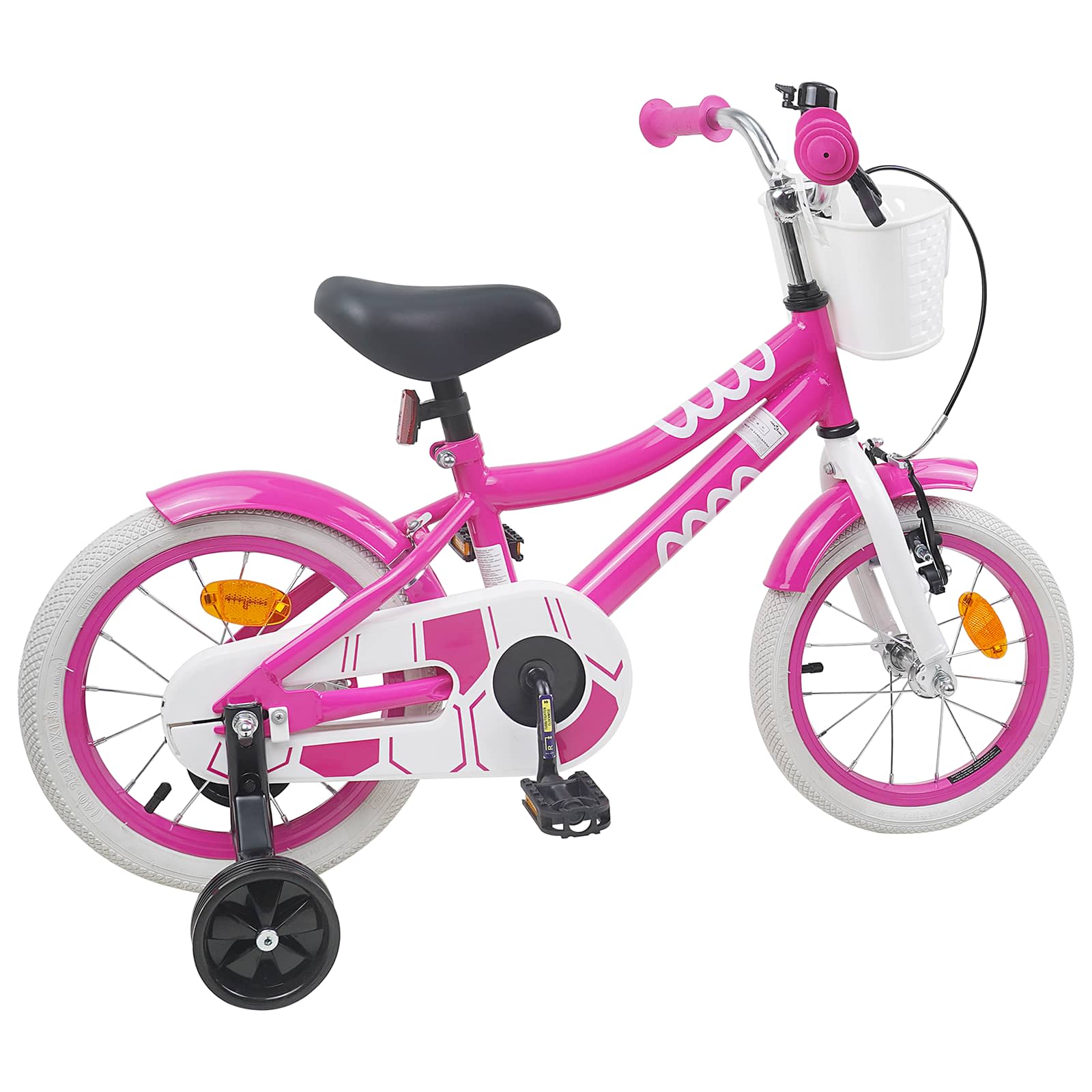 Bicicletta per Bambini 12 Pollici per bambini di 2-4 anni Rosa