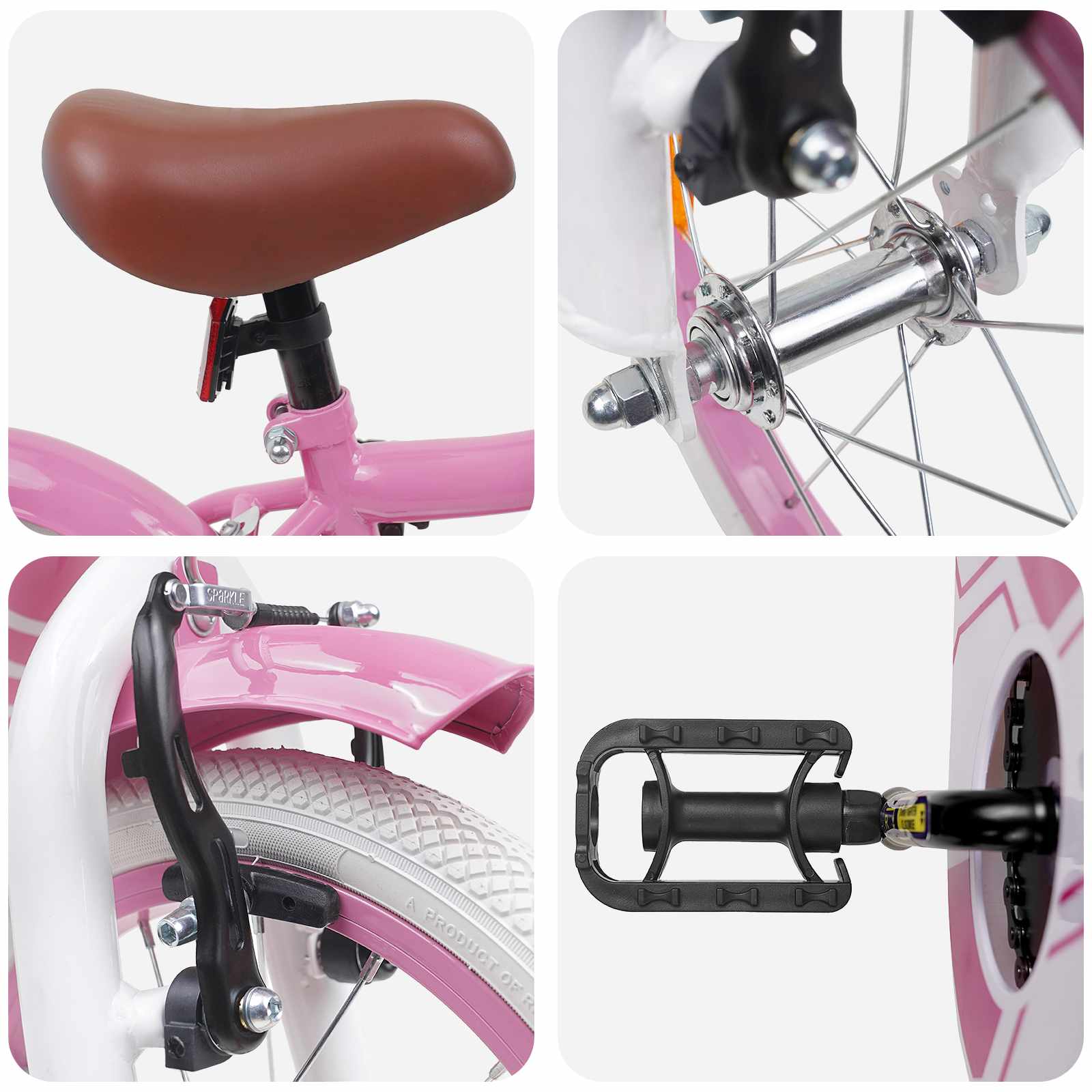 Bicicletta per Bambini 16 Pollici per bambini di 4-6 anni